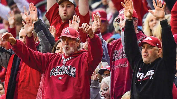 Arkansas Razorback fans call the Hogs.